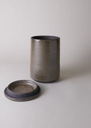 Medium Canister in Tortoise Shell - Victoria Morris